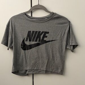 Nike Women's Charcoal Crop Top
